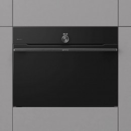 Духовой шкаф Gorenje/ Духовой шкаф Gorenje, компактный, функция СВЧ, 50 л, макс. температура 275 градусов, электронное управление, дисплей, Wi-Fi, MultiFlow 360, AirFry, динамическая система охлаждения DC+, быстрый нагрев, цвет черный