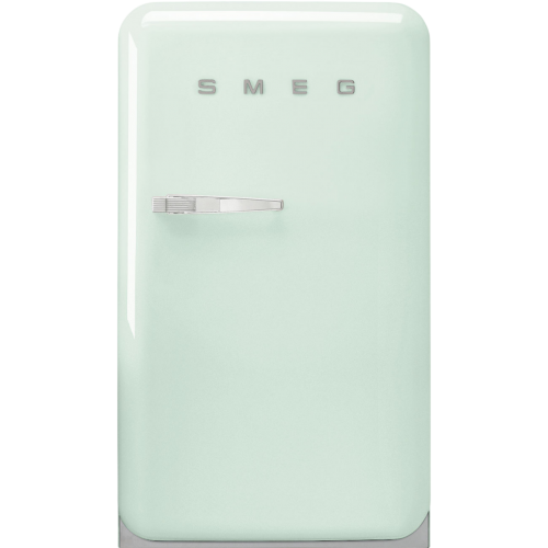 Холодильник SMEG 970х545х659 мм, однокамерный с морозильной камерой, стиль 50-х, пастельный зеленый, объем 122 л
