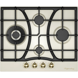 Варочная панель Kuppersberg FS 610 C Bronze, газовая, 4 конфорки SABAF, WOK, 61 см, электроподжиг, газ-контроль.