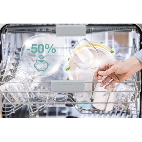 Посудомоечная машина Gorenje 60 см — 16 комплектов, 3 корзины, сенсорное управление, 6 программ, AquaStop, автооткрытие дверцы TotalDry, А+++