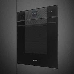 Духовой шкаф SMEG SOP6102S2PB3, 68 л, 12 программ, с паром, черный