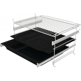 Духовой шкаф GORENJE BOS6737SYW, 59.5x59.5x56.4 см, белый, 10 режимов, AquaClean, телескопические направляющие
