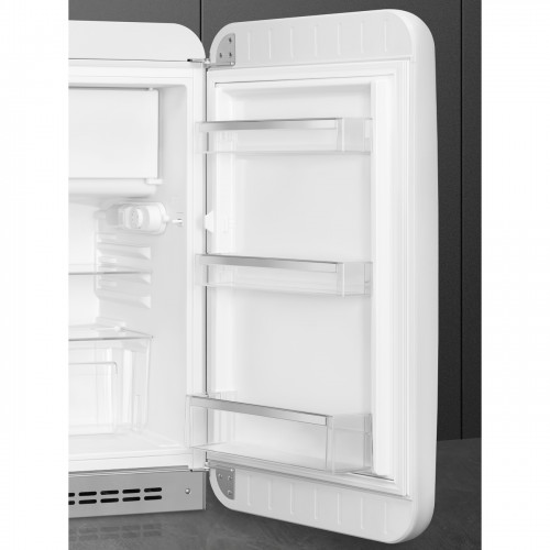 Холодильник SMEG 970x545x659 мм, однокамерный с морозильной камерой, стиль 50-х, белый, объем 122 л, энергоэффективность D