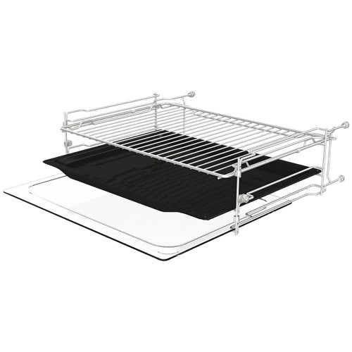 Духовой шкаф Gorenje/ Духовой шкаф Gorenje, компактный, функция СВЧ, 50 л, макс. температура 275 градусов, электронное управление, дисплей, Wi-Fi, MultiFlow 360, AirFry, динамическая система охлаждения DC+, быстрый нагрев, цвет черный