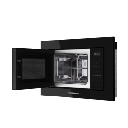 Встраиваемая микроволновая печь Kuppersberg HMW 626 B, 20 л, гриль, 800 Вт, 5 уровней мощности, 8 программ, сенсорное управление.