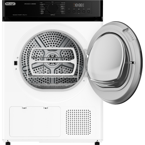 Сушильная машина Delonghi с тепловым насосом, глубина 53.5 см, белая - идеальное решение для вашего дома