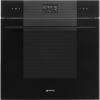 Встраиваемый духовой шкаф SMEG 60 см с паром, пиролитической очисткой, 12 программ, 68 л, черный цвет - купить в интернет-магазине