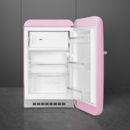 Холодильник SMEG/ Холодильник SMEG, отдельностоящий, однодверный, LED подсветка, внутренняя морозильная камера, электромеханический контроль температуры, стандартный компрессор, полезный объем 105 л, энергоэффективность D, уровень шума 35 дБ, цвет розовый