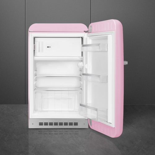 Холодильник SMEG/ Холодильник SMEG, отдельностоящий, однодверный, LED подсветка, внутренняя морозильная камера, электромеханический контроль температуры, стандартный компрессор, полезный объем 105 л, энергоэффективность D, уровень шума 35 дБ, цвет розовый