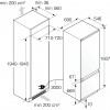 Встраиваемый холодильник ASKO 745989 с Dual NoFrost, TFT дисплеем и Wi-Fi, 370 л, размеры 1930х690х540 мм