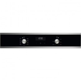 Встраиваемый духовой шкаф Electrolux EOD5H70BX, 72 л, 8 режимов, паровая очистка, 60 см, нержавеющая сталь, направляющие телескопические.