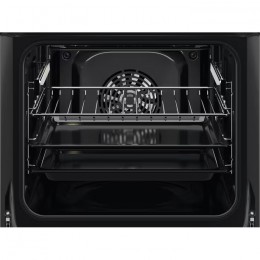 Встраиваемый духовой шкаф Electrolux EOD5H70BX, 72 л, 8 режимов, паровая очистка, 60 см, нержавеющая сталь, направляющие телескопические.