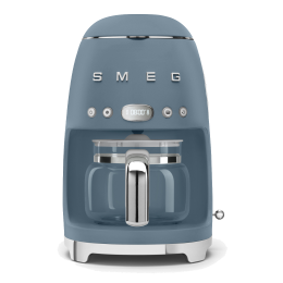 Капельная кофеварка SMEG dcf02sbmeu, 10 чашек, 1.4 л, синий шторм, стиль 50-х