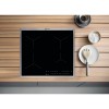 Встраиваемая индукционная варочная поверхность ELECTROLUX 60 см с распознаванием посуды, черная, с рамкой из нержавеющей стали