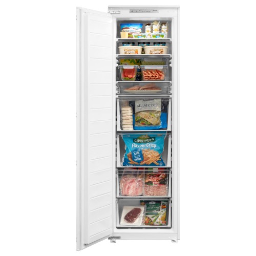 Встраиваемая морозильная камера KORTING 1785х540х545 мм, 212 л, NoFrost, LED, A+, 41 дБ, белая