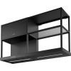 Вытяжка Franke FMA MODULAR F60 BK MATT - Настенная черная матовая вытяжка шириной 600 мм с мощностью 1050 м³/ч и сенсорным управлением