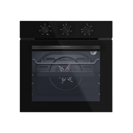 Духовой шкаф Kuppersberg HO 603 Black line, 78 л, 6 режимов, макс. 310°C, поворотное управление, таймер, черный.