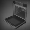 Встраиваемый духовой шкаф SMEG 60 см с паром, пиролитической очисткой, 12 программ, 68 л, черный цвет - купить в интернет-магазине