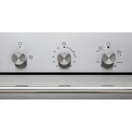 Встраиваемый духовой шкаф Korting OGG 541 CFX, газ, нерж. сталь, 59.7x59.6x56.5 см, гриль, газ-контроль, электроподжиг