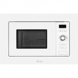 Встраиваемая микроволновая печь MONSHER mmh 201 w, 20 л, 800-1250 Вт, гриль, 8 программ, белый