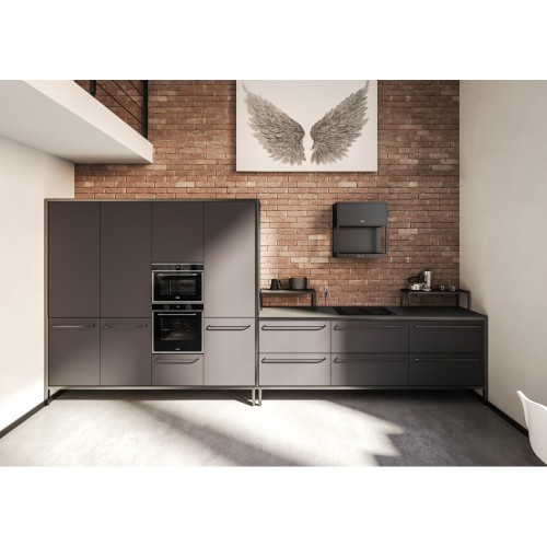 Вытяжка Franke FMA MODULAR F60 BK MATT - Настенная черная матовая вытяжка шириной 600 мм с мощностью 1050 м³/ч и сенсорным управлением