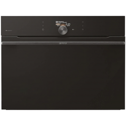 Духовой шкаф Gorenje/ Духовой шкаф Gorenje, компактный, функция СВЧ, 50 л, макс. температура 275 градусов, электронное управление, дисплей, Wi-Fi, MultiFlow 360, AirFry, динамическая система охлаждения DC+, быстрый нагрев, цвет черный