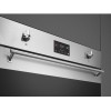 Встраиваемая электрическая духовка SMEG Classica 60 см – Многофункциональный духовой шкаф с 10 функциями, нержавеющая сталь