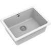 RIVELATO Мойка BERKANA 50 1-чаш 560*430, монтаж: универсальный, материал: кварц, цвет: иней