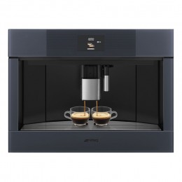 Кофемашина Smeg/ SMEG CMS4104GRU Автоматическая кофемашина, 60 см, высота 45 см, стекло Neptune Grey
