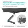 Кронштейн настенный для монитора ONKRON 13-34 с 2 коленами, наклоном -35º+35º и поворотом 180º - надежное крепление с максимальной нагрузкой 8 кг