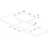 Встраиваемая варочная панель Delonghi 30 см с Hi-Light, 2 зоны нагрева и сенсорным управлением – черное стекло