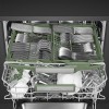 Посудомоечная машина Smeg 60 см - встраиваемая, 14 комплектов, сенсорное управление, LED дисплей, 10 программ, конденсационная сушка, автоматическое открывание дверцы, Dry Assist, инверторный мотор