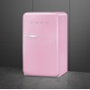 Холодильник SMEG/ Холодильник SMEG, отдельностоящий, однодверный, LED подсветка, внутренняя морозильная камера, электромеханический контроль температуры, стандартный компрессор, полезный объем 105 л, энергоэффективность D, уровень шума 35 дБ, цвет розовый