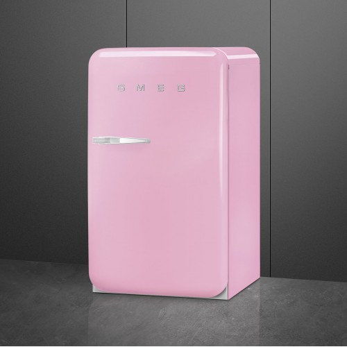 Холодильник SMEG/ Холодильник SMEG, отдельностоящий, однодверный, LED подсветка, внутренняя морозильная камера, электромеханический контроль температуры, стандартный компрессор, полезный объем 105 л, энергоэффективность D, уровень шума 35 дБ, цвет розовый