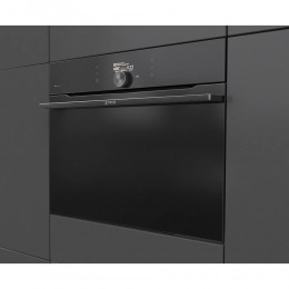 Духовой шкаф Gorenje/ Духовой шкаф Gorenje, компактный, функция СВЧ, 50 л, макс. температура 275 градусов, электронное управление, дисплей, Wi-Fi, MultiFlow 360, AirFry, динамическая система охлаждения DC+, быстрый нагрев, цвет черный