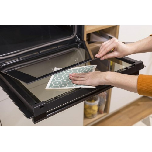 Встраиваемая электрическая духовка GORENJE, 77л, A+, сенсорный программатор IconLED, пиролитическая очистка, черный, 595x595 мм