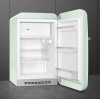 Холодильник SMEG 970х545х659 мм, однокамерный с морозильной камерой, стиль 50-х, пастельный зеленый, объем 122 л