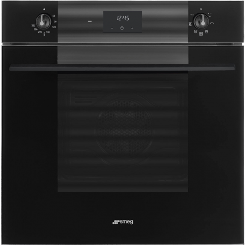 Встраиваемый духовой шкаф SMEG 60 см, Linea, 70 л, 6 режимов, LED-дисплей, ECO-функция, галогенная подсветка
