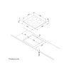 Встраиваемая варочная панель Korting 60 см с сенсорным управлением SMART Touch Slider и 4 индукционными зонами нагрева
