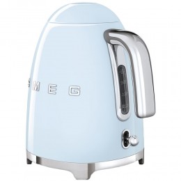 Электрочайник Smeg KLF03PBEU, 1.7 л, 2400 Вт, нержавеющая сталь, пастельный голубой