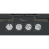 Газовая WOK-плита 5.8x59x52 см с закаленным стеклом, черная, независимая
