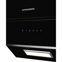 Вытяжка Kuppersberg F 600 BX, наклонная, 60 см, 600 м3/ч, черный + нерж. сталь