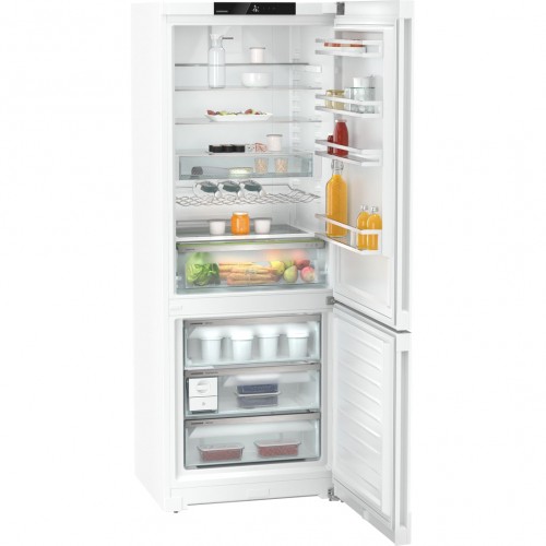 Холодильник LIEBHERR с технологией NoFrost, EasyFresh, 474 л, A++, белый, 201.5 см, 3 контейнера