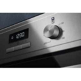 Встраиваемый духовой шкаф Electrolux EOF3H50BX, 65 л, 8 режимов, паровая очистка, нержавеющая сталь.