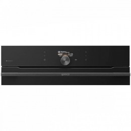 Духовой шкаф Gorenje/ Духовой шкаф Gorenje, компактный, функция СВЧ, 50 л, макс. температура 275 градусов, электронное управление, дисплей, Wi-Fi, MultiFlow 360, AirFry, динамическая система охлаждения DC+, быстрый нагрев, цвет черный