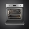 Встраиваемая электрическая духовка SMEG Classica 60 см – Многофункциональный духовой шкаф с 10 функциями, нержавеющая сталь
