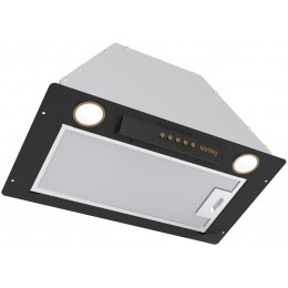 Вытяжка Korting KHI 6631 RN, 60 см, встраиваемая, 3 режима, LED, низкий шум, бронзовые элементы
