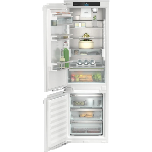 Встраиваемый холодильник Liebherr Prime с технологией EasyFresh, NoFrost, 3 контейнерами и сенсорным дисплеем Touch&Swipe