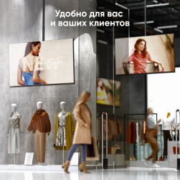 Кронштейн ONKRON N2L Black 32-80 макс 400x600 высота 717-3104мм наклон -5°/+15° поворот ±60° макс нагрузка 68,2кг