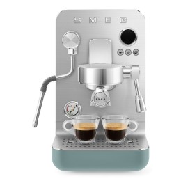 Кофемашина Smeg EMC02EGMEU, 15 бар, кнопочное управление, изумрудно-зеленая